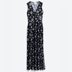 Leota Dixie Faux Wrap Knit Maxi Dress